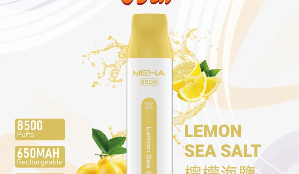魅嗨8500口拋棄式電子煙-檸檬海鹽