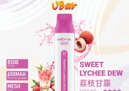 魅嗨8500口拋棄式電子煙-荔枝甘露