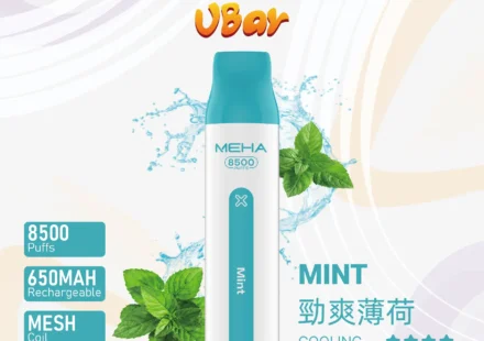 魅嗨8500口拋棄式電子煙-勁爽薄荷