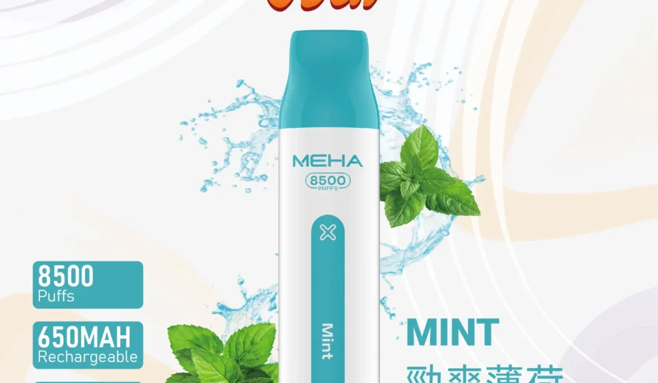 魅嗨8500口拋棄式電子煙-勁爽薄荷