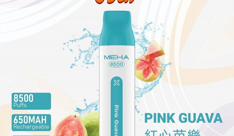 魅嗨8500口拋棄式電子煙-紅心芭樂
