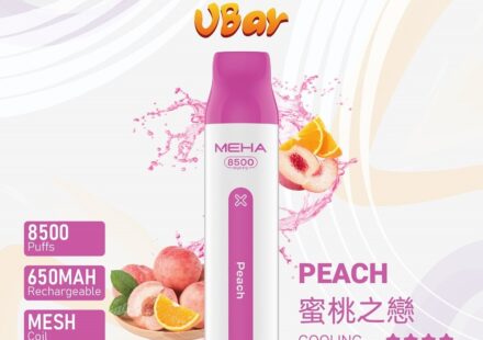 魅嗨8500口拋棄式電子煙-蜜桃之戀